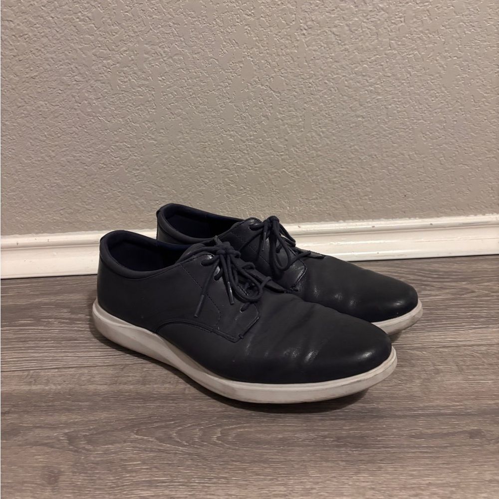 Cole Haan Men’s Grand Plus Essex Leather Oxfords with White Soles